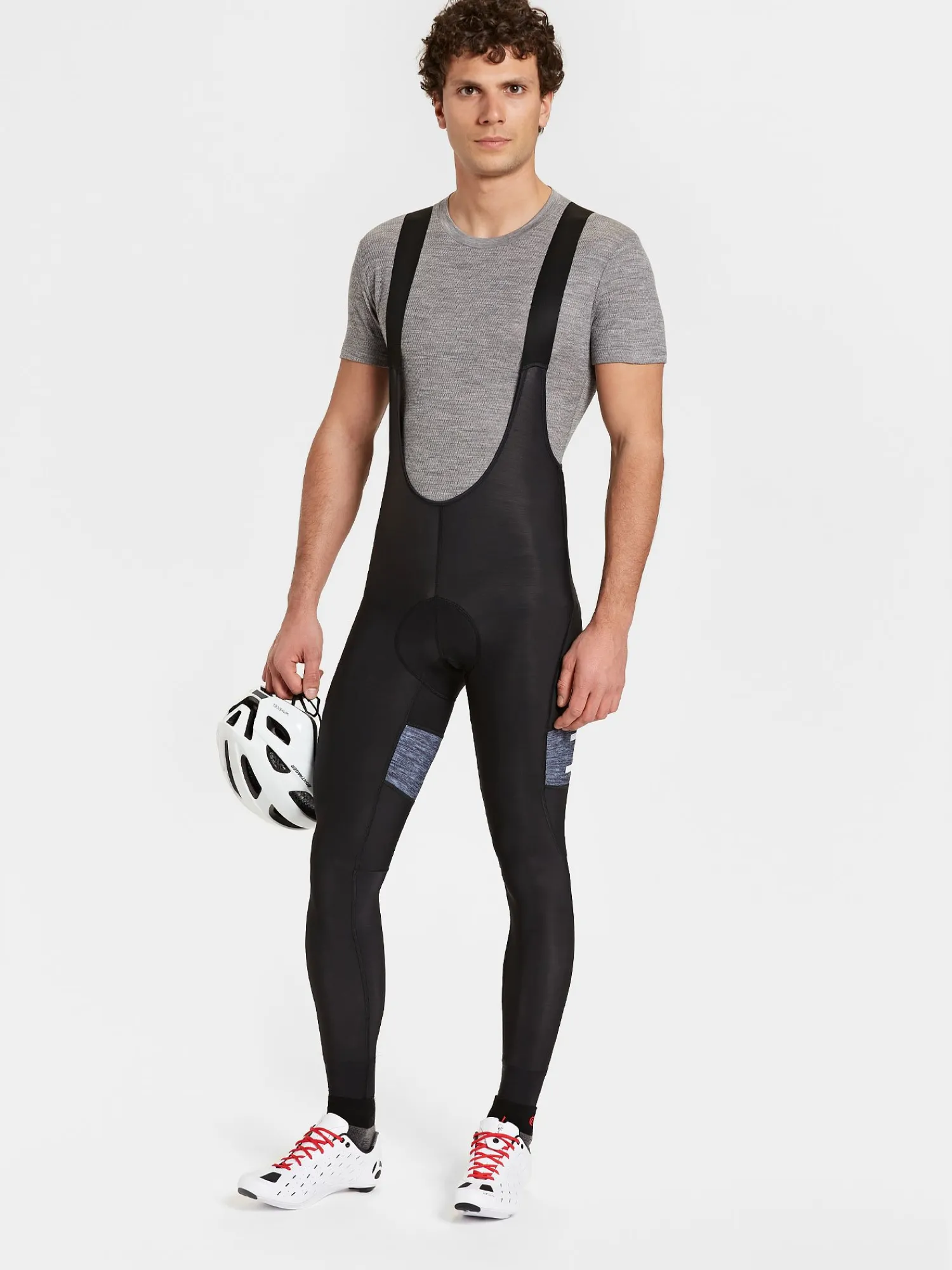 Outlet Rewoolution ADARA - t-shirt in merino mesh 180 gr per uomo in colore grigio