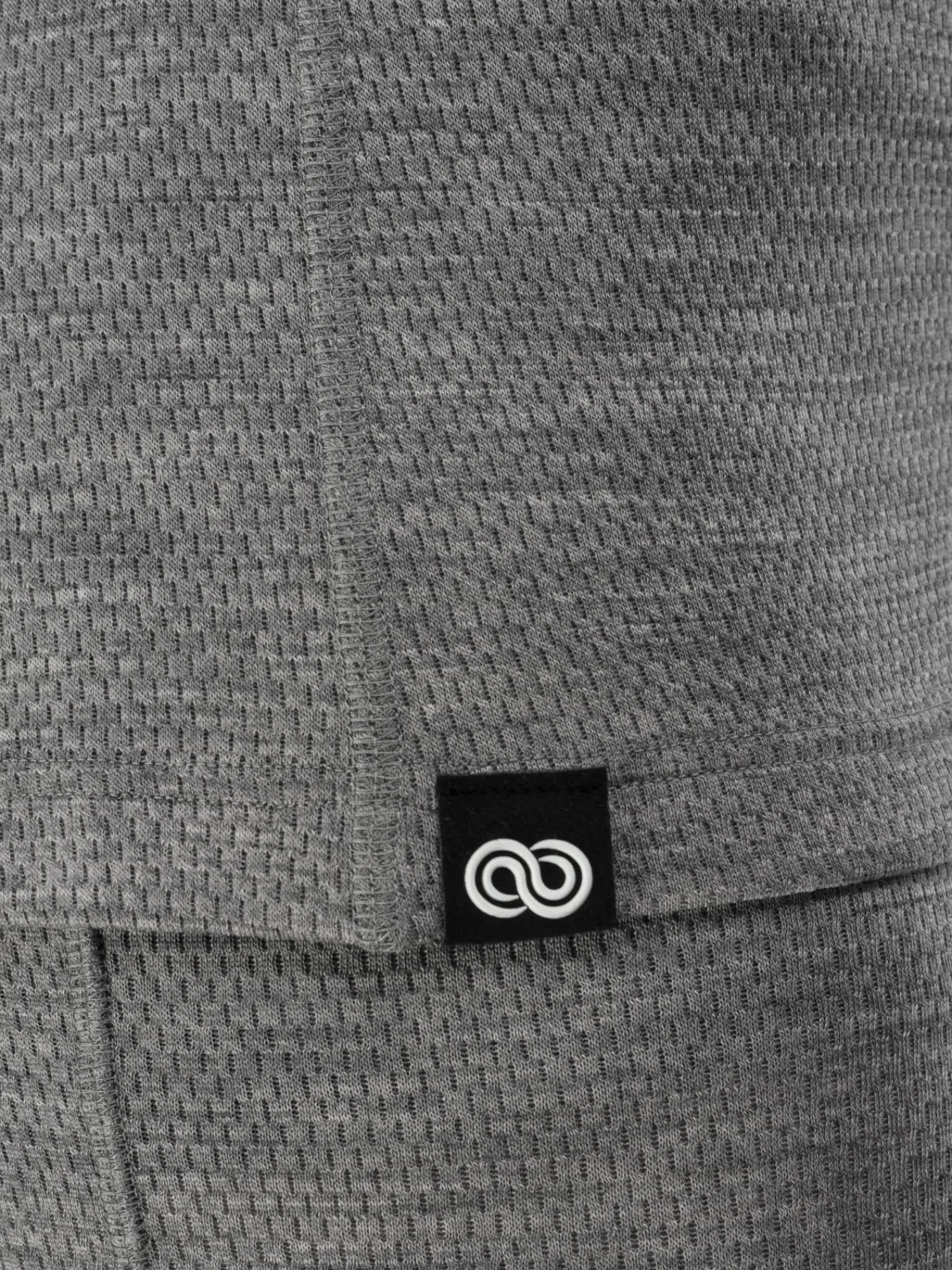 Outlet Rewoolution ADARA - t-shirt in merino mesh 180 gr per uomo in colore grigio