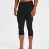 Outlet Rewoolution ALAMAK - leggings in merino mesh 180 gr  per uomo in colore nero
