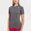 Hot Rewoolution ALI - t-shirt in merino jersey 190 gr per donna in colore grigio