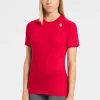 Fashion Rewoolution ALI - t-shirt in merino jersey 190 gr per donna in colore rosso
