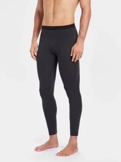 Outlet Rewoolution ARNEB - leggings in merino mesh 180 gr  per uomo in colore grigio