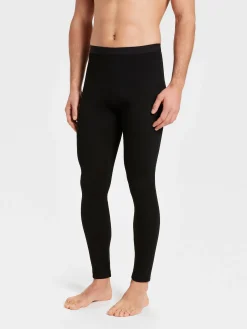 Clearance Rewoolution ARNEB - leggings in merino mesh 180 gr per uomo in colore nero
