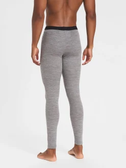 Discount Rewoolution ARNEB - leggings in merino mesh 180 gr  per uomo in colore grigio