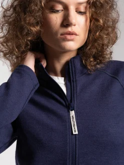 Clearance Rewoolution ASPIRING - felpa 280 gr per donna in colore blu