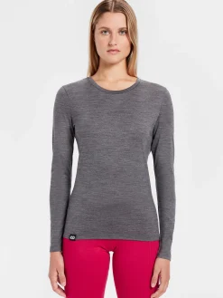 Fashion Rewoolution BERRY - t-shirt in merino jersey 140 gr  per donna in colore grigio