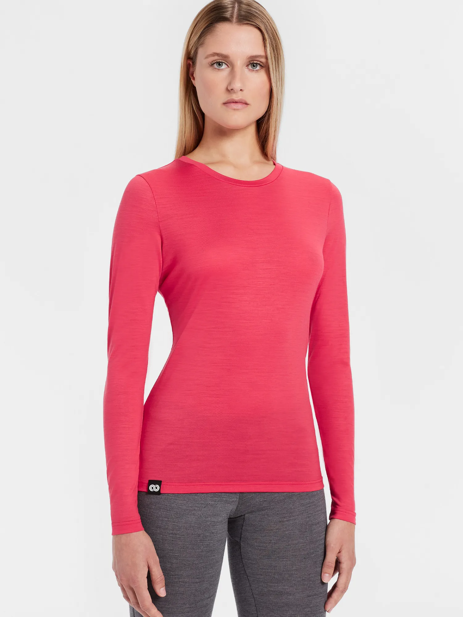 Clearance Rewoolution BERRY - t-shirt in merino jersey 140 gr per donna in colore rosa