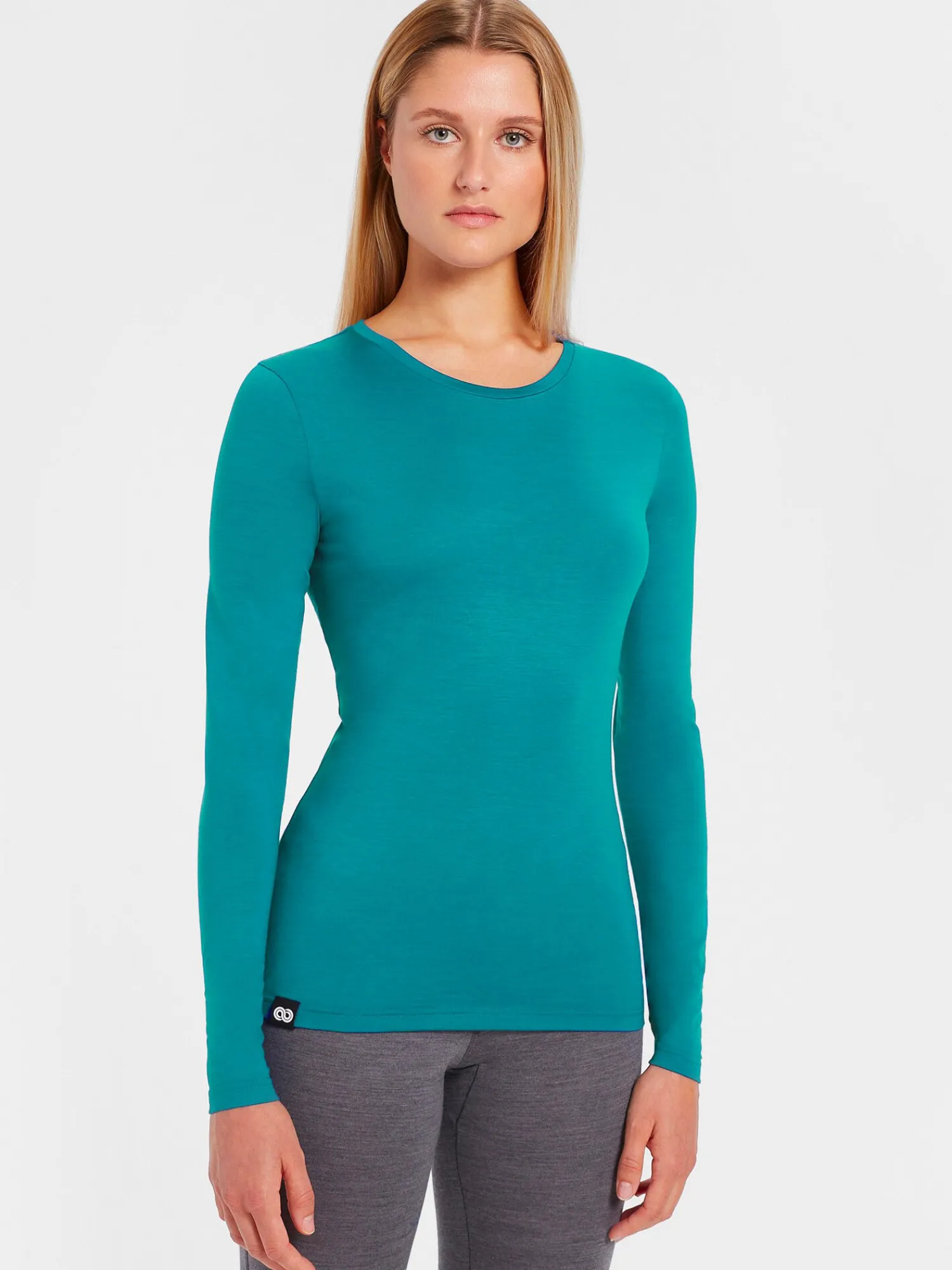 Best Rewoolution BERRY - t-shirt in merino jersey 140 gr per donna in colore verde