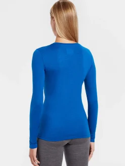 Fashion Rewoolution BERRY - t-shirt in merino jersey 140 gr  per donna in colore blu