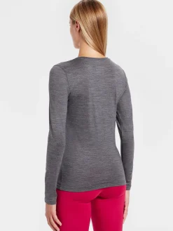 Fashion Rewoolution BERRY - t-shirt in merino jersey 140 gr  per donna in colore grigio