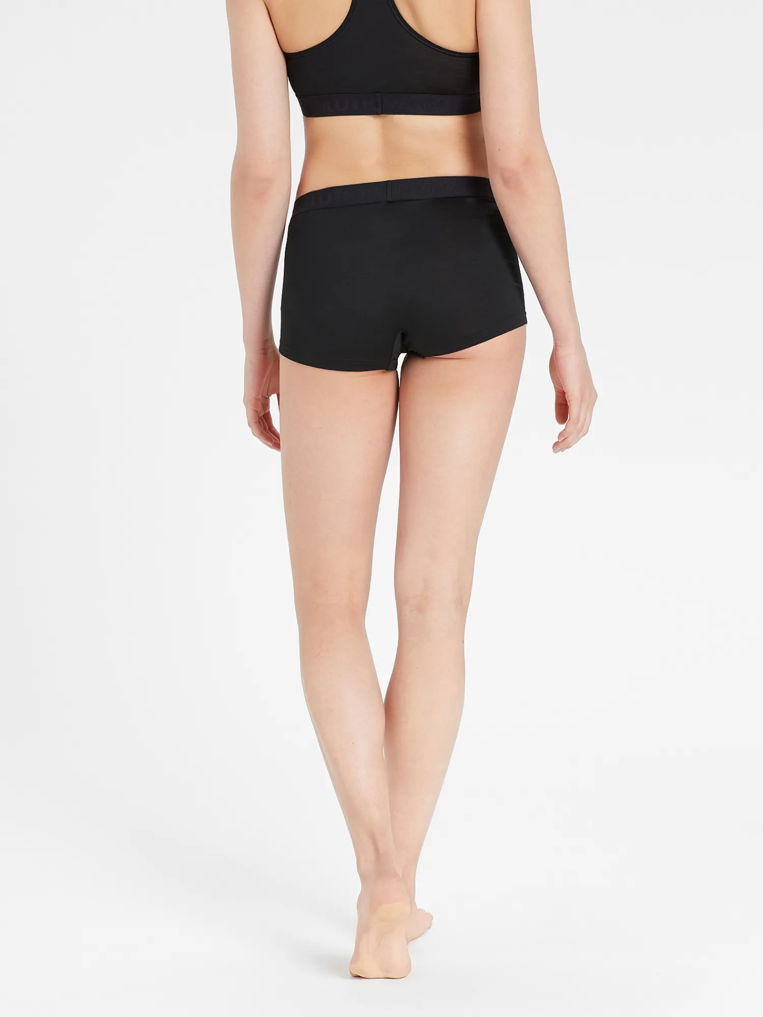 New Rewoolution BOXWA - intimo in merino jersey 140 gr per donna in colore nero