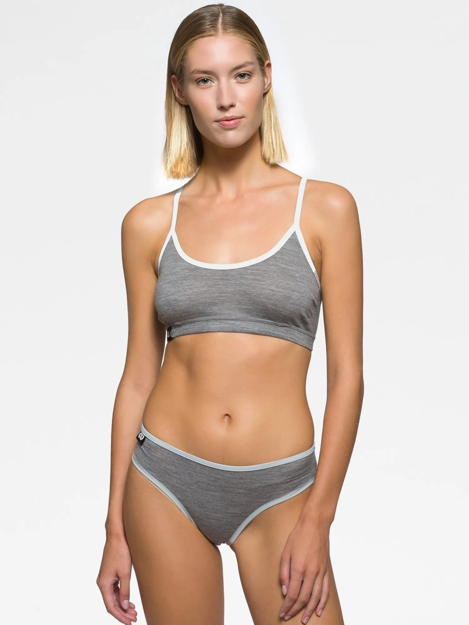 Clearance Rewoolution BRA - intimo in merino jersey 140 gr per donna in colore grigio