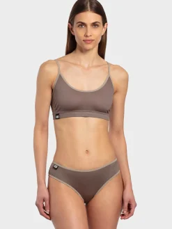 Online Rewoolution BRA - intimo in merino jersey 140 gr per donna in colore marrone