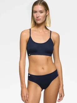 Discount Rewoolution BRA - intimo  in merino jersey 140 gr  per donna in colore blu