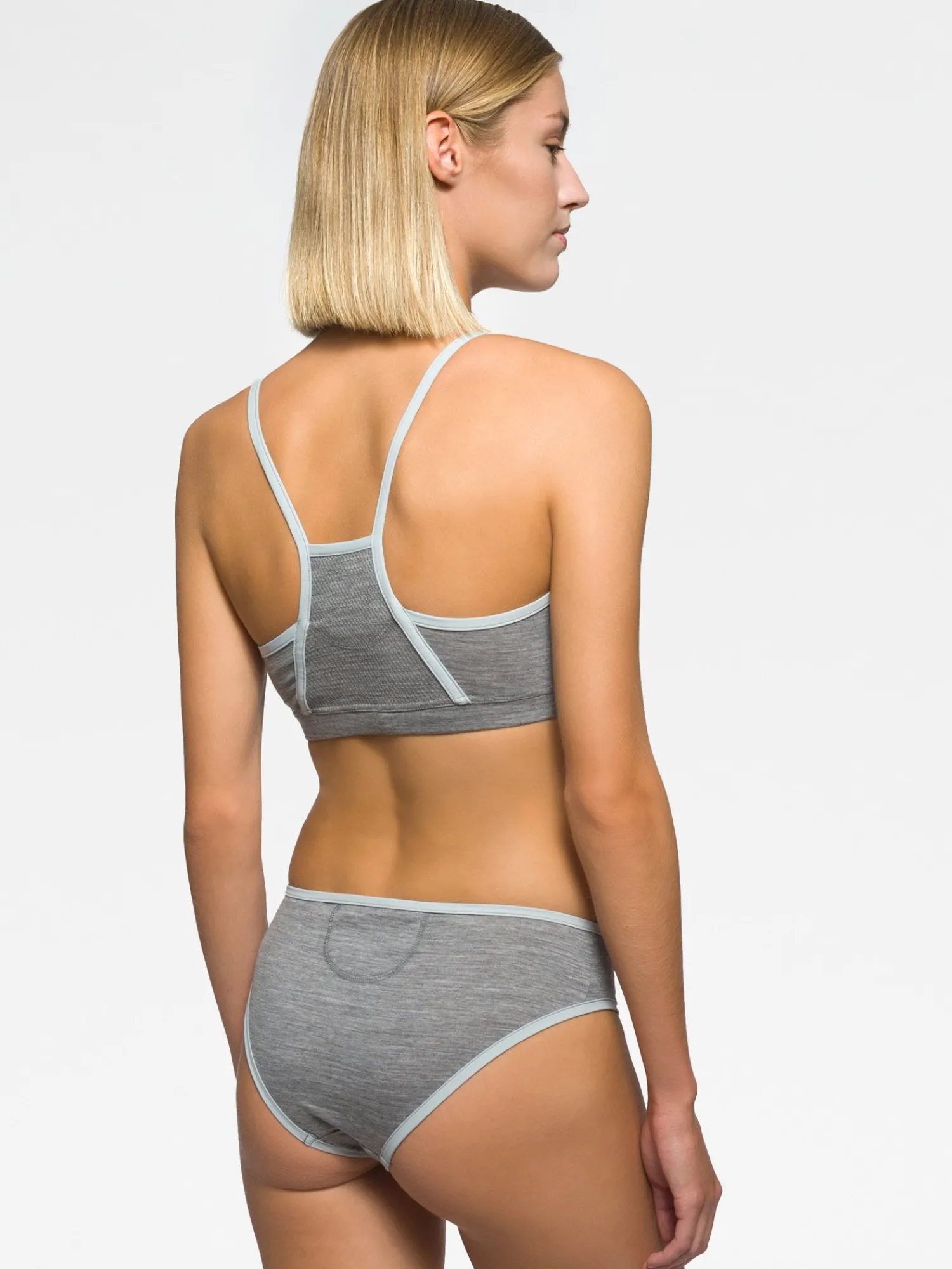 Clearance Rewoolution BRA - intimo in merino jersey 140 gr per donna in colore grigio