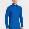 Clearance Rewoolution CASTOR - felpa in merino mesh 180 gr  per uomo in colore blu