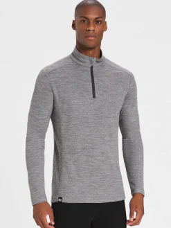 Hot Rewoolution CASTOR - felpa in merino mesh 180 gr  per uomo in colore grigio