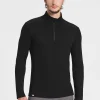 Hot Rewoolution CASTOR - felpa in merino mesh 180 gr  per uomo in colore nero