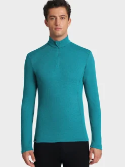 Hot Rewoolution CASTOR - felpa in merino mesh 180 gr  per uomo in colore verde