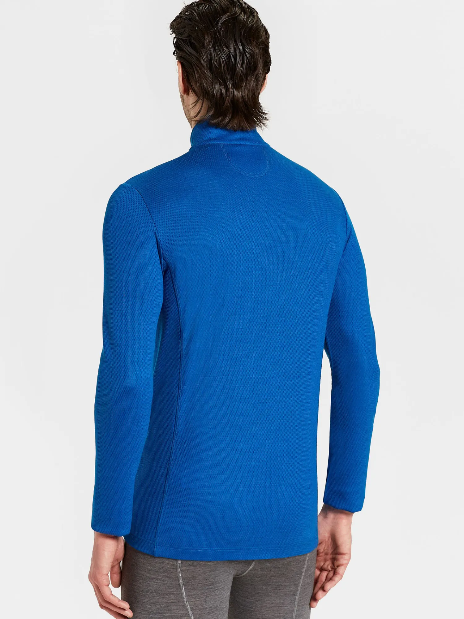 Clearance Rewoolution CASTOR - felpa in merino mesh 180 gr per uomo in colore blu