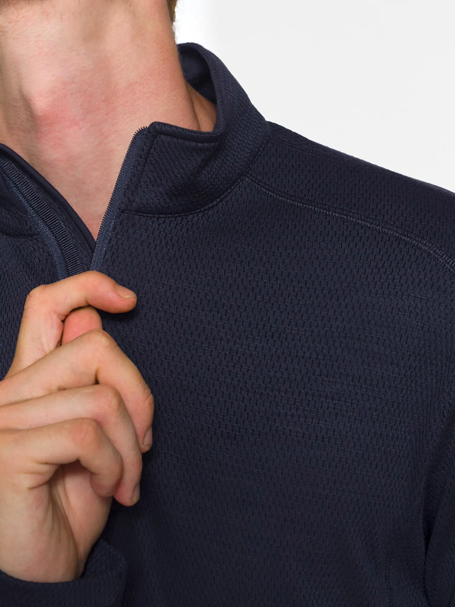 Best Rewoolution CASTOR - felpa in merino mesh 180 gr per uomo in colore blu