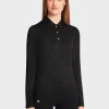 Fashion Rewoolution CHEERFUL - polo in  merino jersey 190 gr 190 gr per donna in colore nero