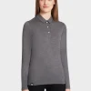 Sale Rewoolution CHEERFUL - polo in  merino jersey 190 gr 190 gr per donna in colore grigio