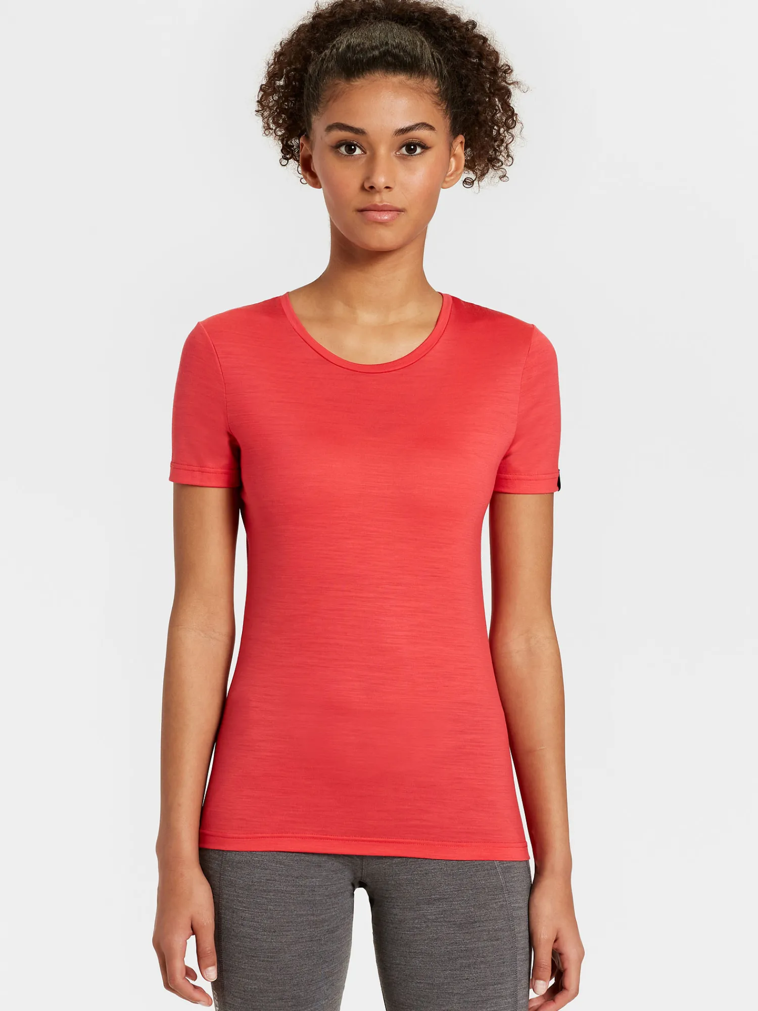 Fashion Rewoolution CHERRY - t-shirt in merino jersey 140 gr per donna in colore rosa