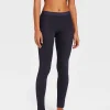 Hot Rewoolution COVER - leggings in merino mesh 180 gr  per donna in colore blu