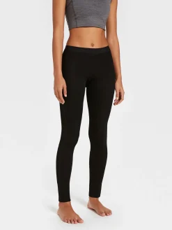 Fashion Rewoolution COVER - leggings in merino mesh 180 gr per donna in colore nero