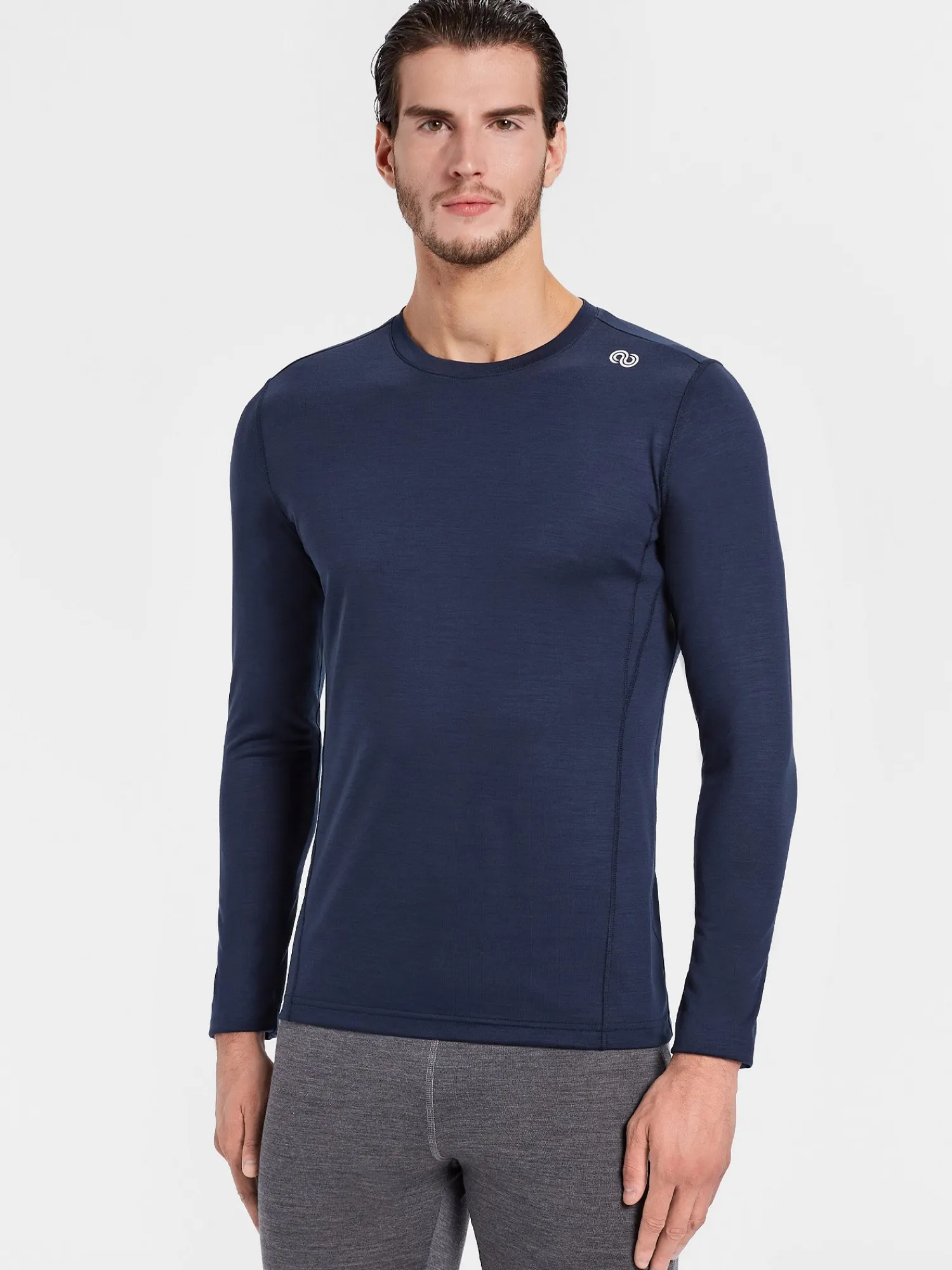 Discount Rewoolution EXPLORER - t-shirt in merino jersey 190 gr per uomo in colore blu