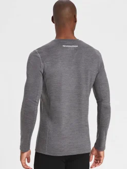 Sale Rewoolution EXPLORER - t-shirt in merino jersey 190 gr  per uomo in colore grigio