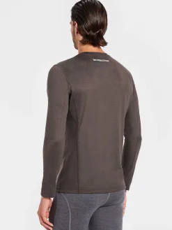 Online Rewoolution EXPLORER - t-shirt in merino jersey 190 gr  per uomo in colore marrone