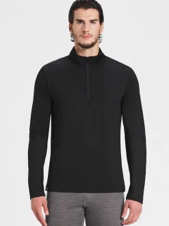 Best Rewoolution FAKIE - felpa in merino jersey 190 gr per uomo in colore nero