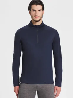 Best Rewoolution FAKIE - felpa in merino jersey 190 gr per uomo in colore blu