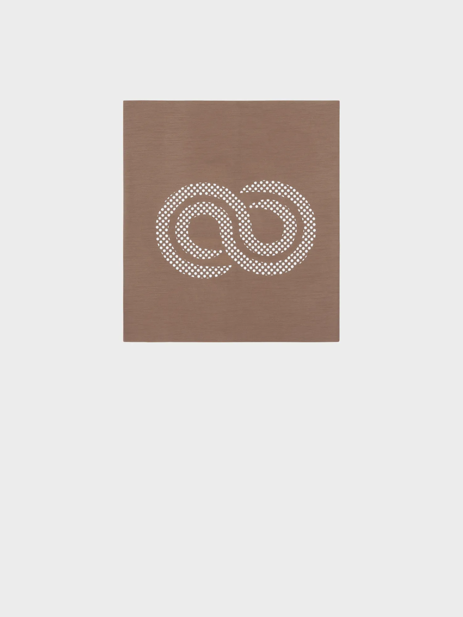Online Rewoolution FAREO - accessorio in merino jersey 190 gr per uomo in colore marrone