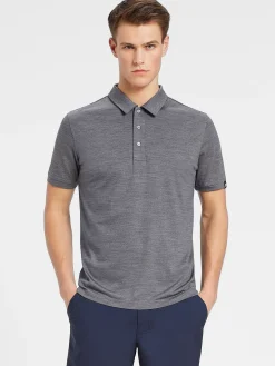 New Rewoolution FLIP - polo in merino jersey 190 gr per uomo in colore grigio