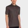 Hot Rewoolution FLIP - polo in merino jersey 190 gr per uomo in colore marrone