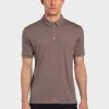 Online Rewoolution FLIP - polo in merino jersey 190 gr per uomo in colore marrone