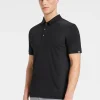 Online Rewoolution FLIP - polo in merino jersey 190 gr per uomo in colore nero