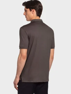 Hot Rewoolution FLIP - polo in merino jersey 190 gr per uomo in colore marrone