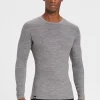 New Rewoolution FURUD - t-shirt in merino mesh 180 gr  per uomo in colore grigio