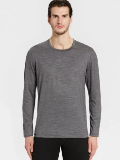 Outlet Rewoolution GRAB - t-shirt in merino jersey 140 gr  per uomo in colore grigio