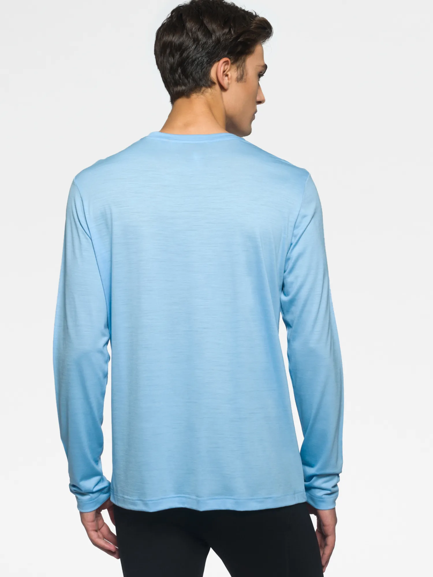 Discount Rewoolution GRAB - t-shirt in merino jersey 140 gr per uomo in colore blu