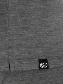 Outlet Rewoolution GRAB - t-shirt in merino jersey 140 gr  per uomo in colore grigio