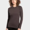 Clearance Rewoolution GRAHAM - t-shirt 210 gr per donna in colore marrone