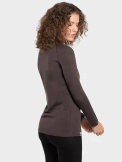 Clearance Rewoolution GRAHAM - t-shirt 210 gr per donna in colore marrone