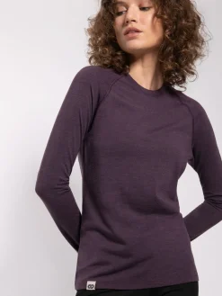 Online Rewoolution GRAHAM - t-shirt 210 gr per donna in colore viola