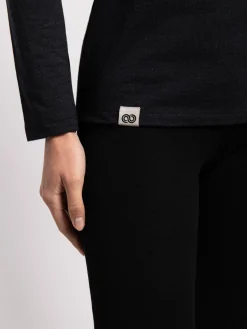 New Rewoolution GRAHAM - t-shirt 210 gr per donna in colore nero