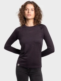 Outlet Rewoolution HAAST - t-shirt 140 gr per donna in colore viola